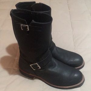 Red Wings Engineer boots with zipper